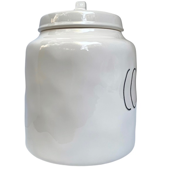 Rae Dunn COOKIES Canister Jar Ceramic 8" Tall Chubby Dimples NWT 2017 OG VHTF - Picture 6 of 15